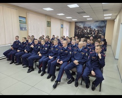 Сотрудники кафедры ОВП № 1  в Шахтинском казачем кадетском корпусе имени генерала Я.П. Бакланова, г. Шахты